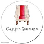 Sugar Cookie Gift Stickers - Club Chair